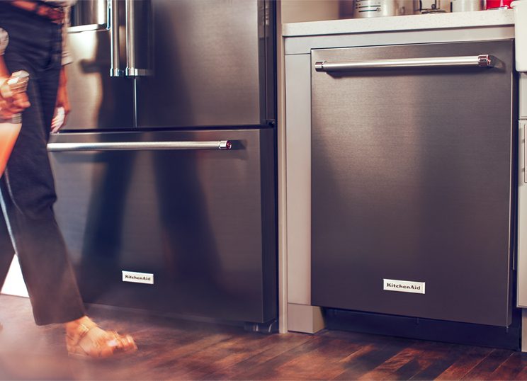 KitchenAid presents the first line of black stainless steel appliances