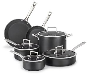 Professional Hard Anodized Nonstick 10-Piece Set