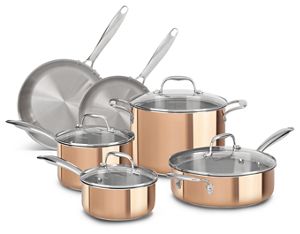 Tri-Ply Copper 10-Piece Set