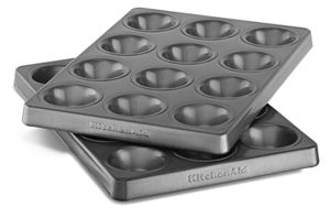 Professional-Grade Nonstick 12-Cavity Mini Muffin Pan Set of 3