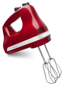 Available nine-speed and digital display hand mixers from KitchenAid.
